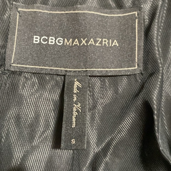 Cotton BCBG Maxazria Brown &  Black Womans coat Jacket SMALL - Picture 10 of 12